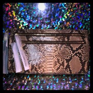 Coach Madison python clutch